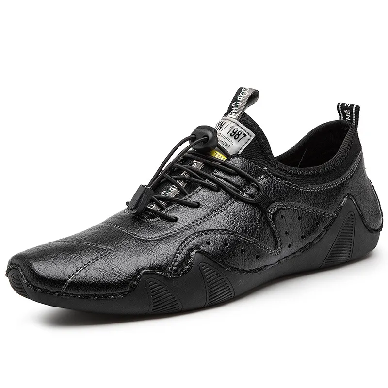 ⏰Promotion - 50% OFF🔥 Men's Handmade Orthopedic Breathable Lace-up Leather Shoes