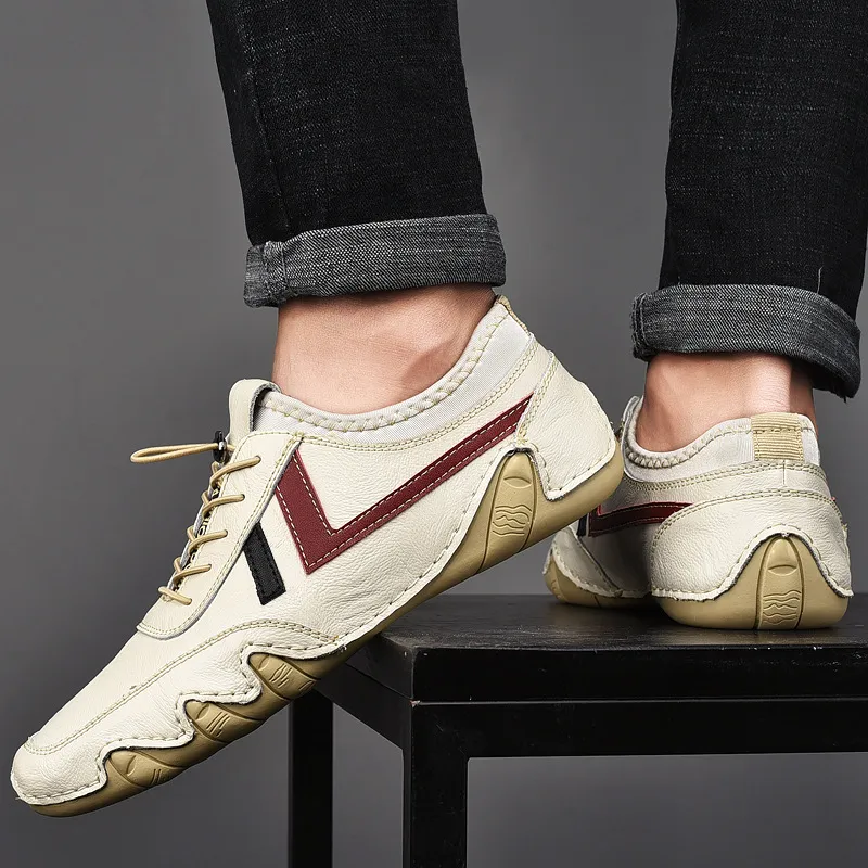 ⏰Promotion - 50% OFF🔥 Ailongcity® Handmade Men's Casual Shoes Genuine Leather Loafers