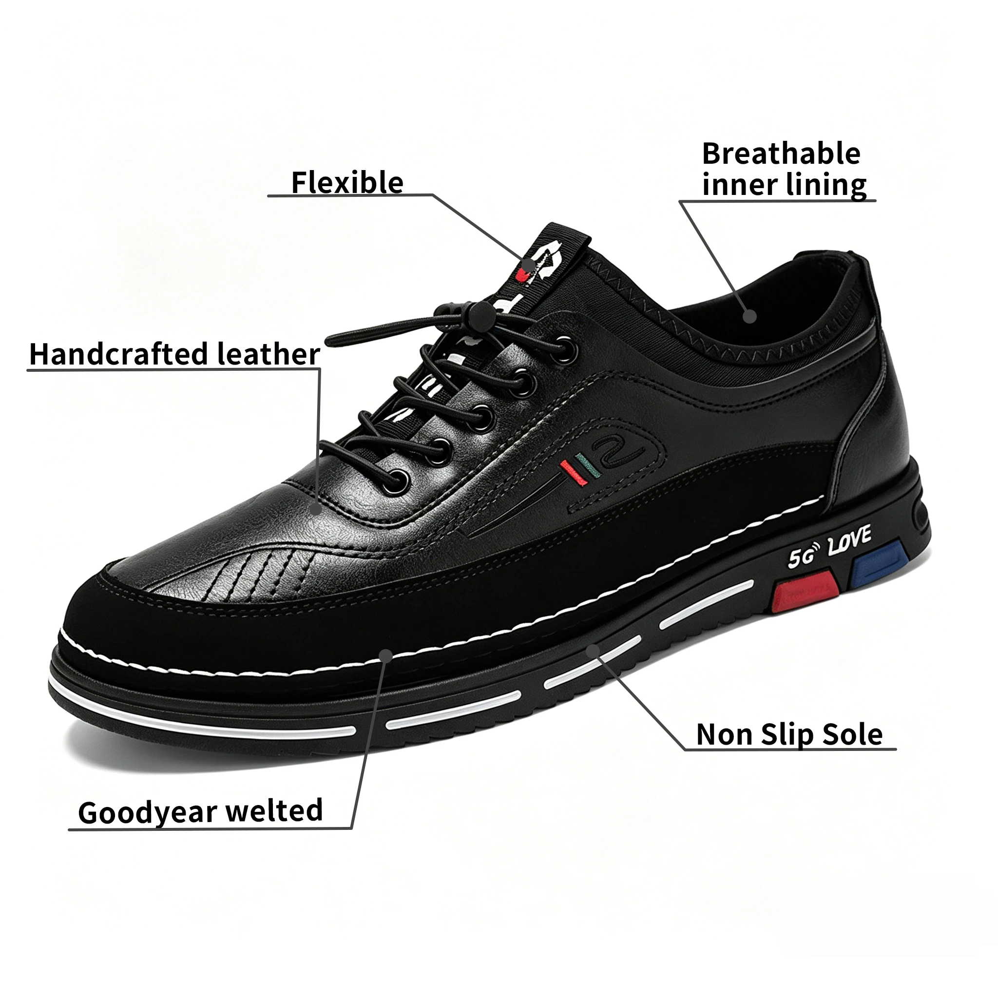 Gray-Black Urban - Ailongcity® Fashion Sneakers Sleek Design with Trendy Tech-Inspired Details
