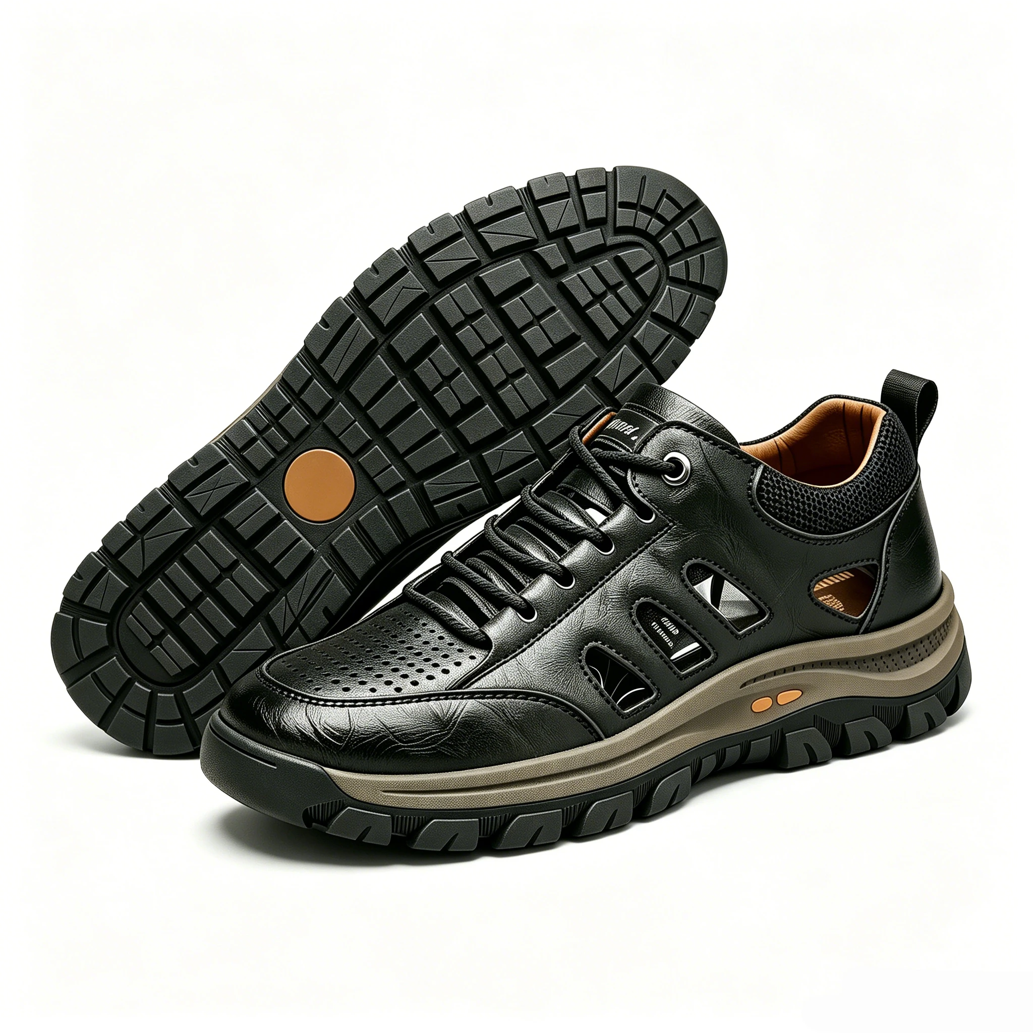 Brown Ventilated - Ailongcity® Outdoor Hiking Shoes: Breathable Design for Trail Conquests
