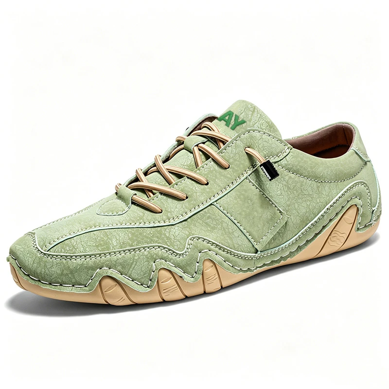 Salkin Azure - Ailongcity Artisan Low-Tops: Handcrafted Leather for Urban Sophistication