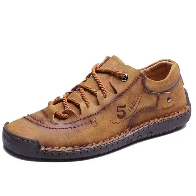 Vintage Craft 5 - Ailongcity® Leather Sneakers Retro-Inspired Artisan Leather for Timeless Casual Style