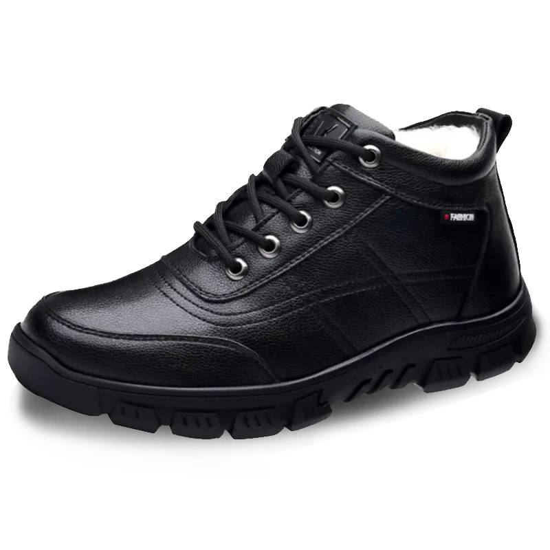 Ailongcity®Handcrafted Orthopedic Winter Leather Snow Boots for Men