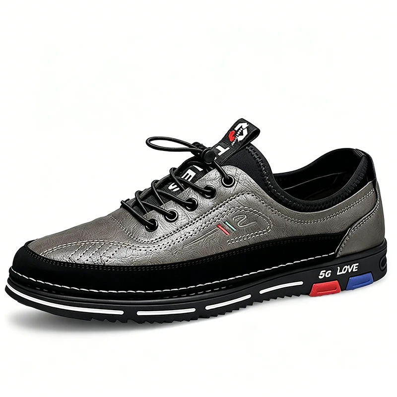 Gray-Black Urban - Ailongcity® Fashion Sneakers Sleek Design with Trendy Tech-Inspired Details