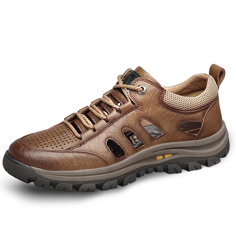Brown Ventilated - Ailongcity® Outdoor Hiking Shoes: Breathable Design for Trail Conquests