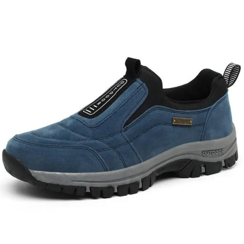 Blue Slip-On - Ailongcity® Outdoor Hiking Sneakers Effortless Trail Readiness with Rugged Performance Design
