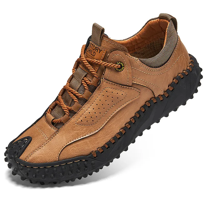 Ailongcitystride™ Eco-Friendly Leather Handcrafted Orthopedic Shoes