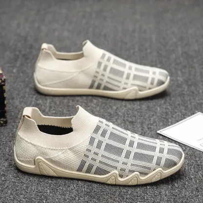 ⏰Promotion - 50% OFF🔥 Ailongcity® Soft-soled Lazy People Slip-on Men's Breathable Casual Shoes