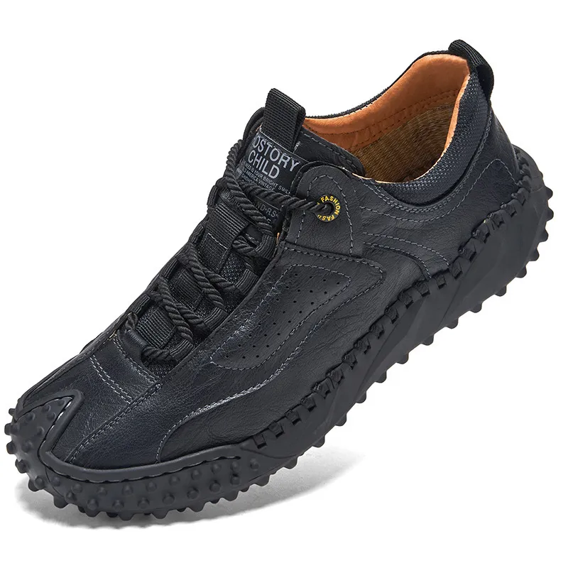 Ailongcitystride™ Eco-Friendly Leather Handcrafted Orthopedic Shoes
