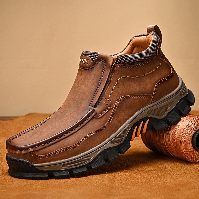 ⏰Last Day!45% OFF 🔥 MANTRAFF®Men's Handmade Genuine Leather Orthopedic Comfortable Walking Boots