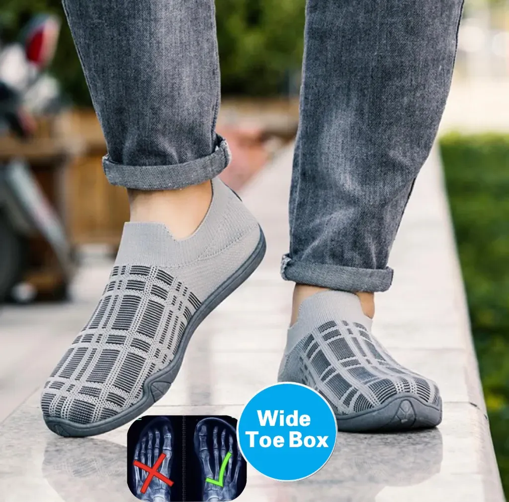 ⏰Promotion - 50% OFF🔥 Ailongcity® Soft-soled Lazy People Slip-on Men's Breathable Casual Shoes