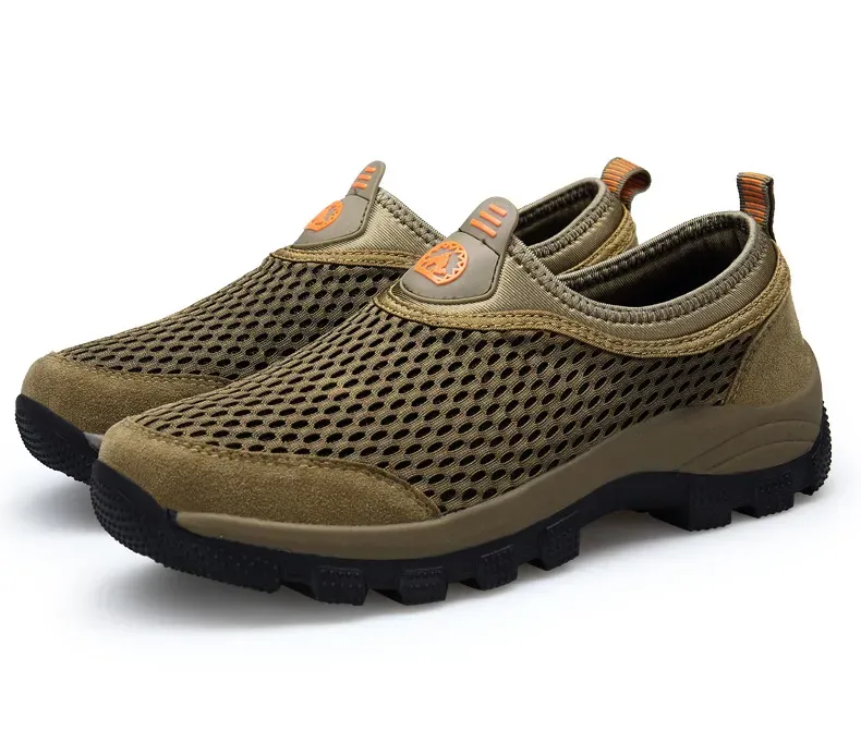 ⏰Promotion - 50% OFF🔥Ailongcity® Mens Casual Slip On Mesh Breathable Walking Hiking Sneaker