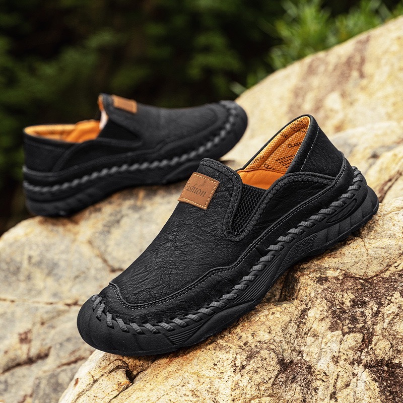 ⏰Last Day! 45% OFF 🔥AILONGCITY®Men's Handmade Genuine Leather Orthopedic Outdoor Loafers