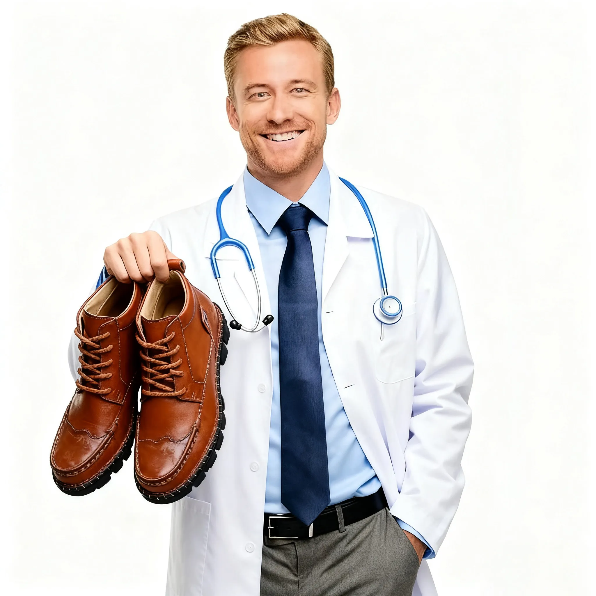Tan Crafted - Ailongcity® Leather Lace-Up Ankle Boots Artisan Style Meets Durable Comfort
