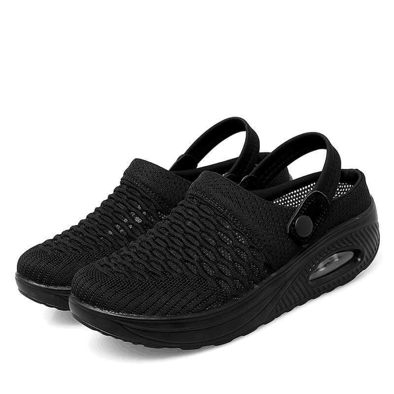 AirComfort Knit - Ailongcity® Slingback Clogs Breathable Knit Design with Cushioned Air-Sole for All-Day Ease