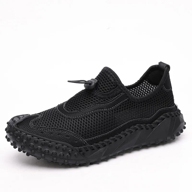 Ailongcity® Mens Lightweight Mesh Slip-On Hiking Sneakers