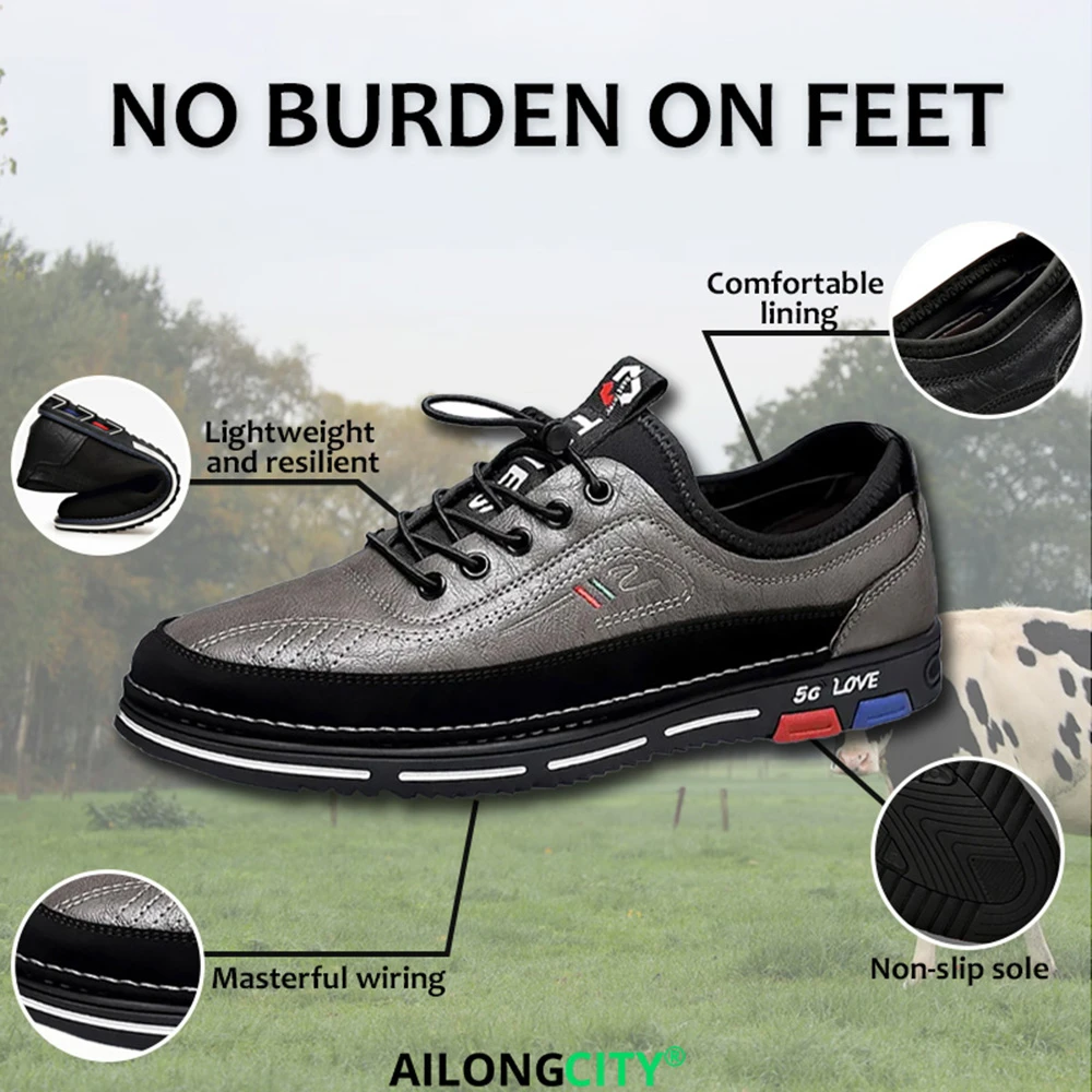 Gray-Black Urban - Ailongcity® Fashion Sneakers Sleek Design with Trendy Tech-Inspired Details