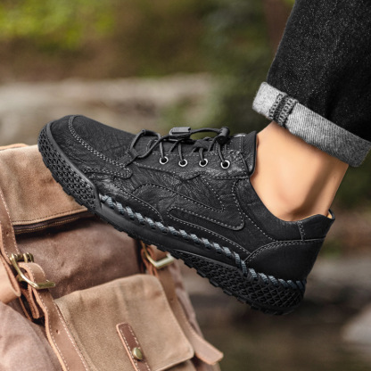 ⏰Promotion - 50% OFF🔥 Ailongcity® 2025 All-weather Fashion Handmade Cowhide Orthopedic Durable Waterproof Non-slip No glue Boots(Unisex)