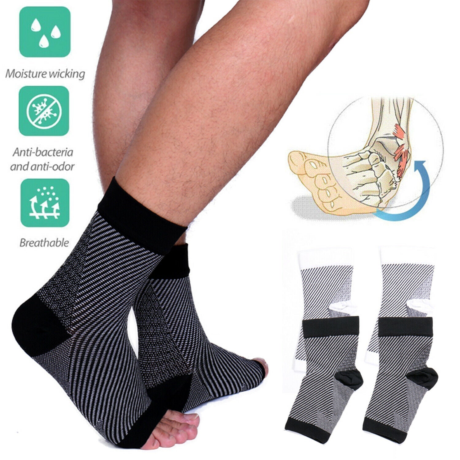 Ailongcity®OrthoFit Compressions Pain Relief Ankle Socks