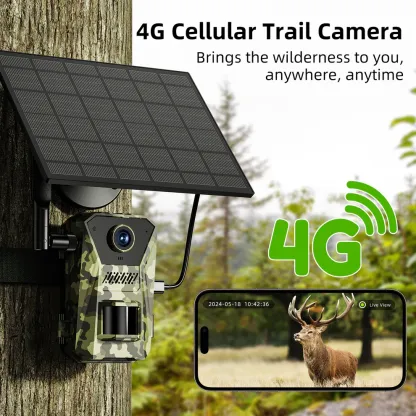 Naturepar F8 Wildcamera – 4K Jachtcamera met IR Nachtzicht