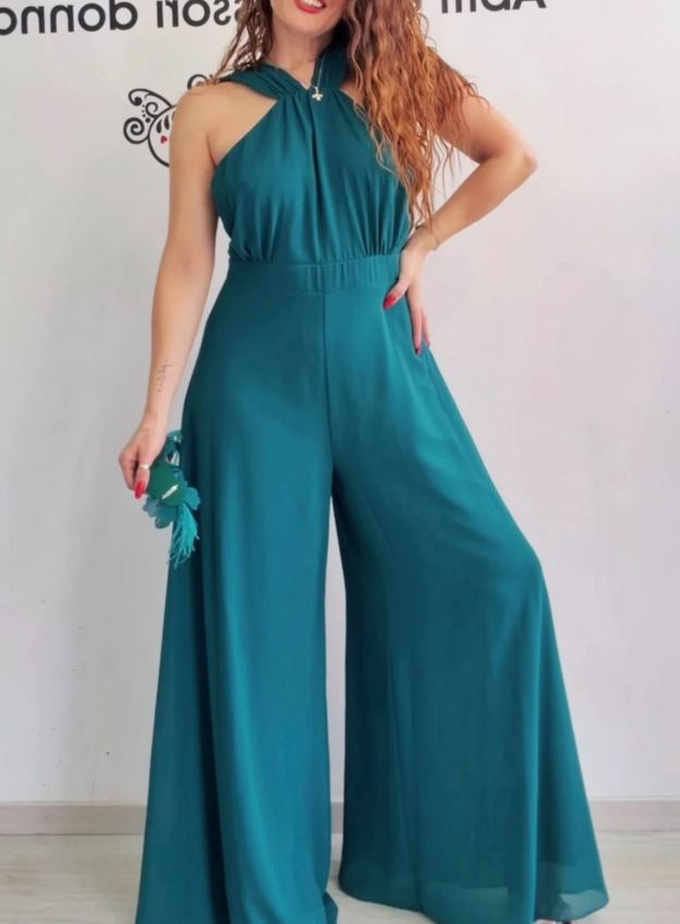 [Copy]Gold Sequin Mermaid Maxi Dress with Feather Trim & Halter Neck