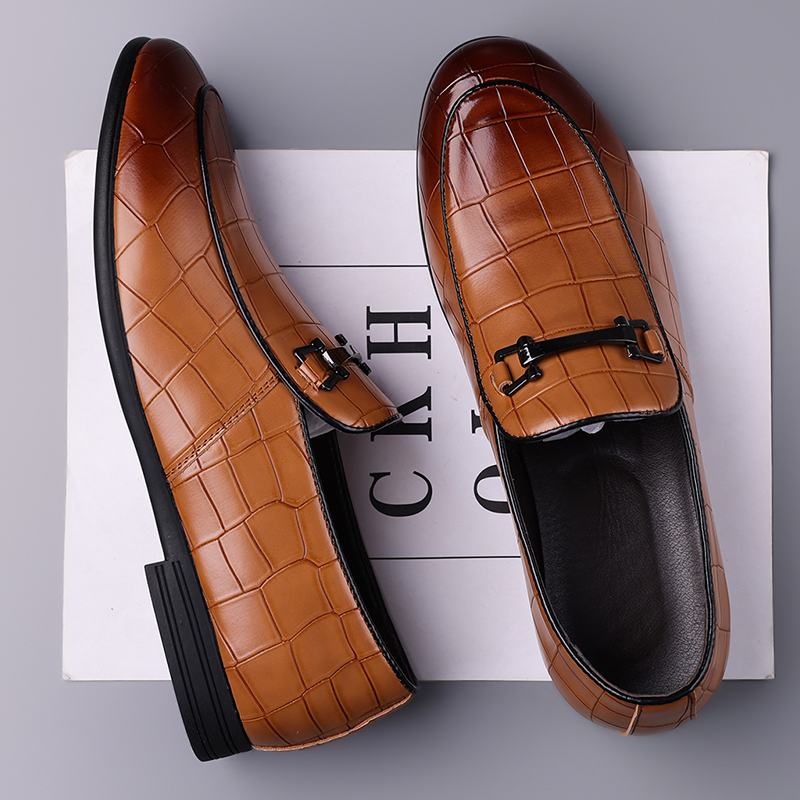 Men's Fashion Calfskin Leather Shoes