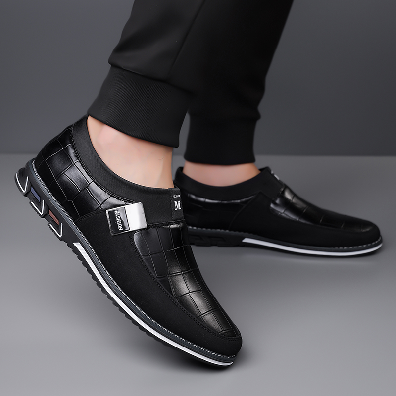 Men's Fashion Calfskin Leather Shoes