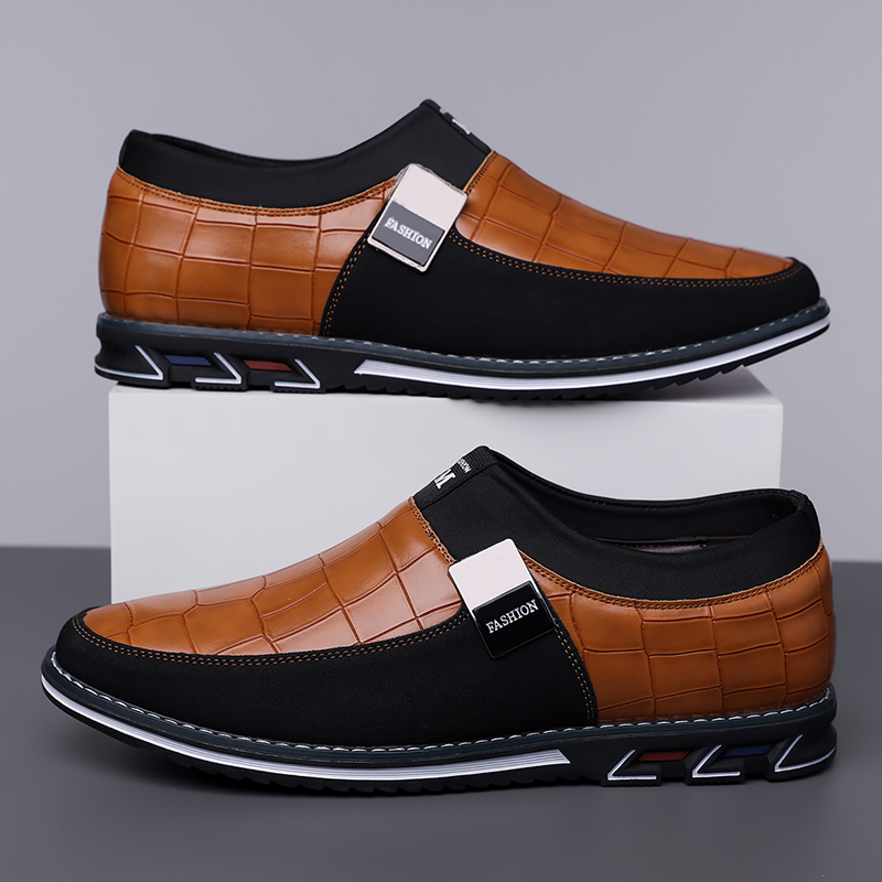 Men's Fashion Calfskin Leather Shoes