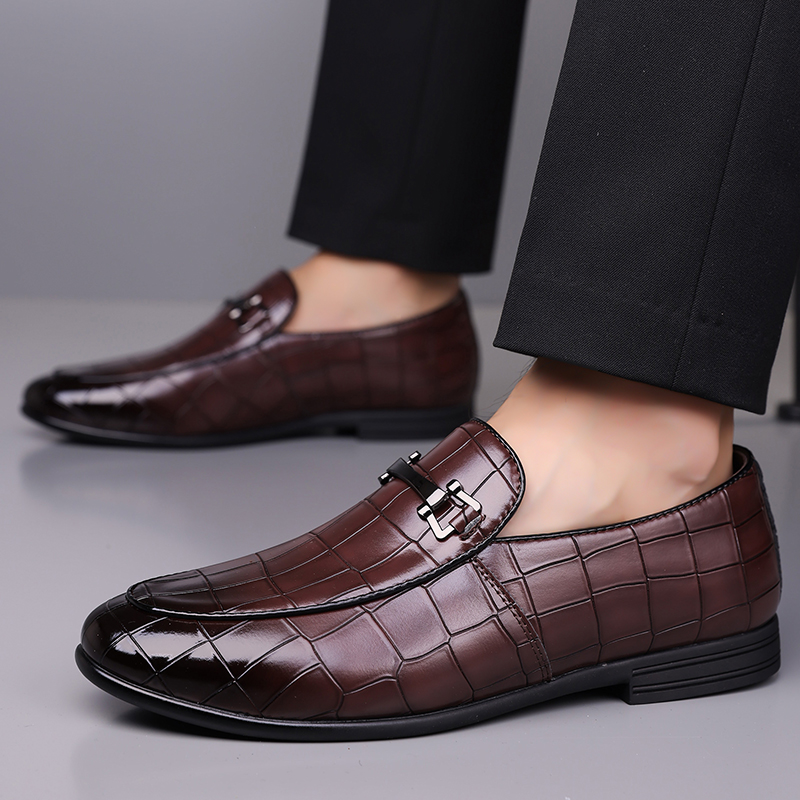 Men's Fashion Calfskin Leather Shoes