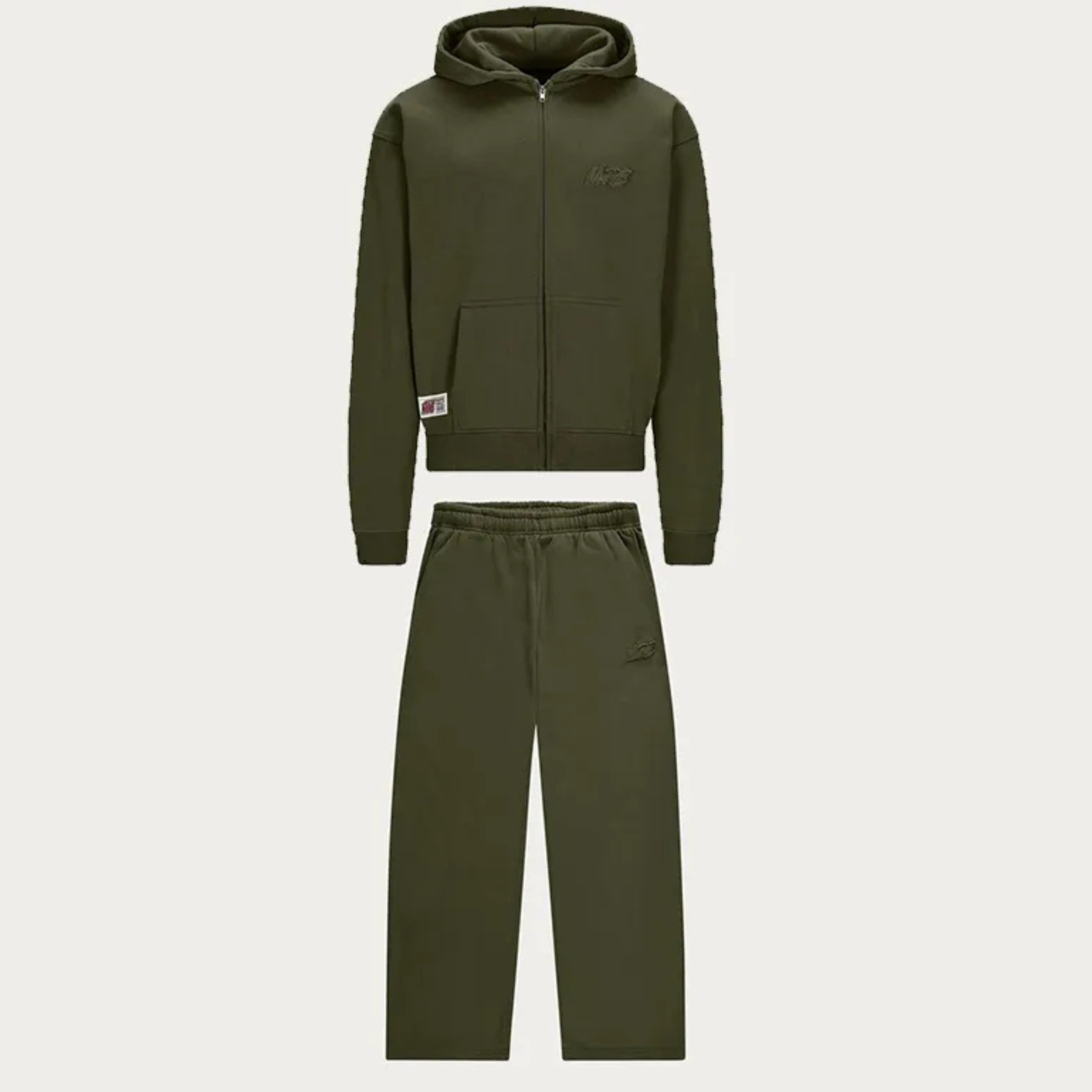 DARK OLIVE BASIC SET（ZIP HOODIE）