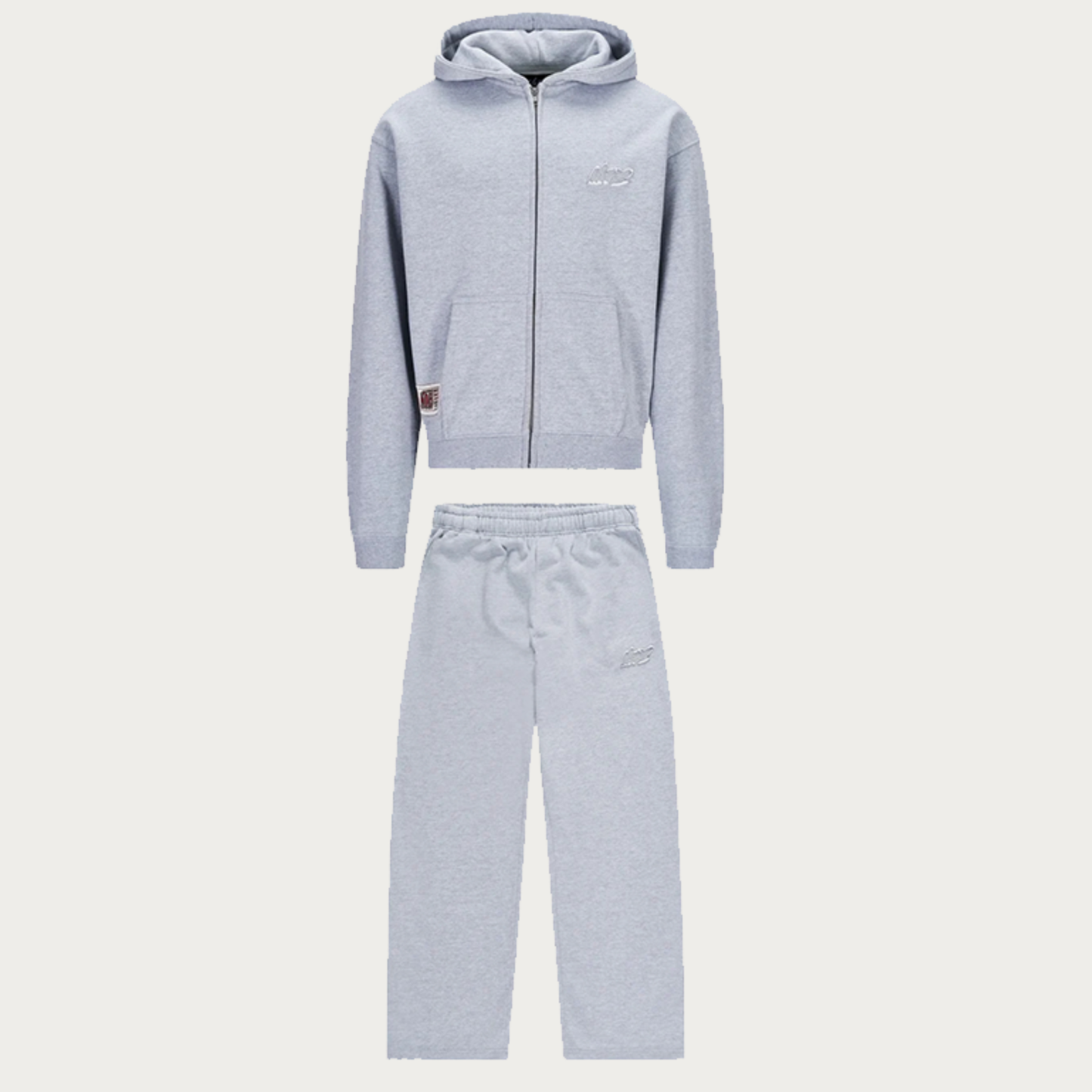 GREY BASIC SET（ZIP HOODIE）