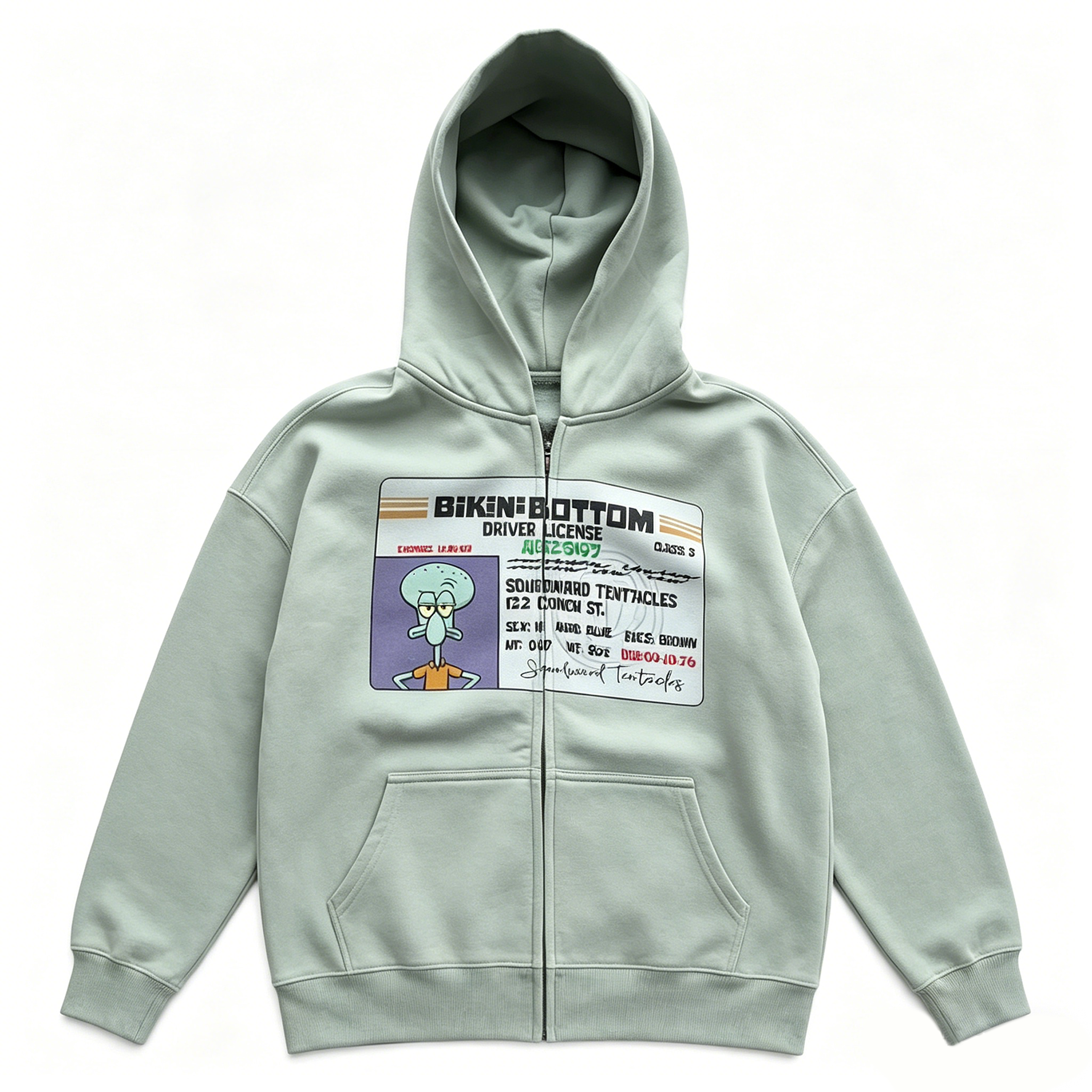 Grey Patch Hoodie