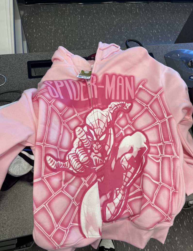 Ross spiderman mens hoodie