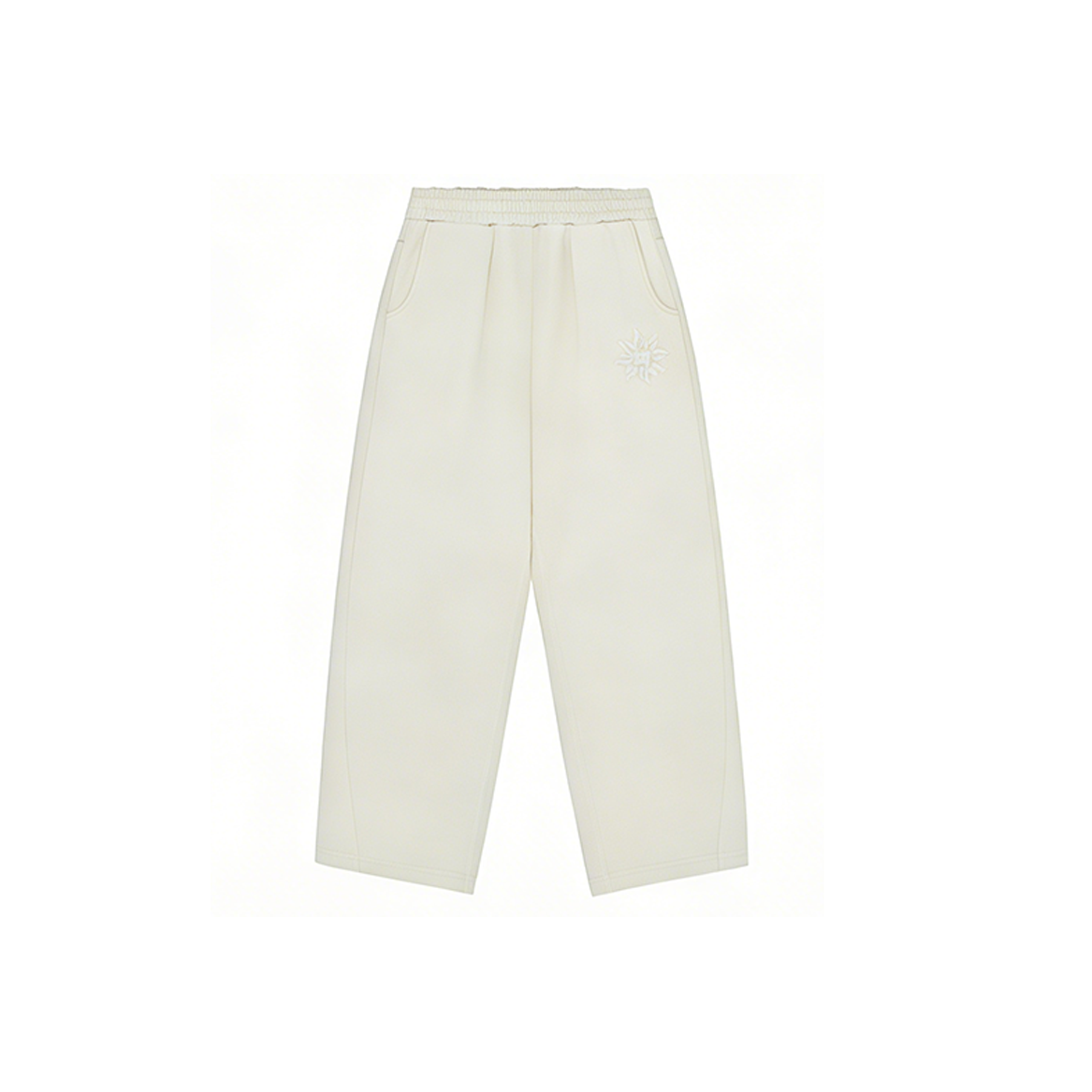 LIBITY UNCUFFED JOGGER (White)