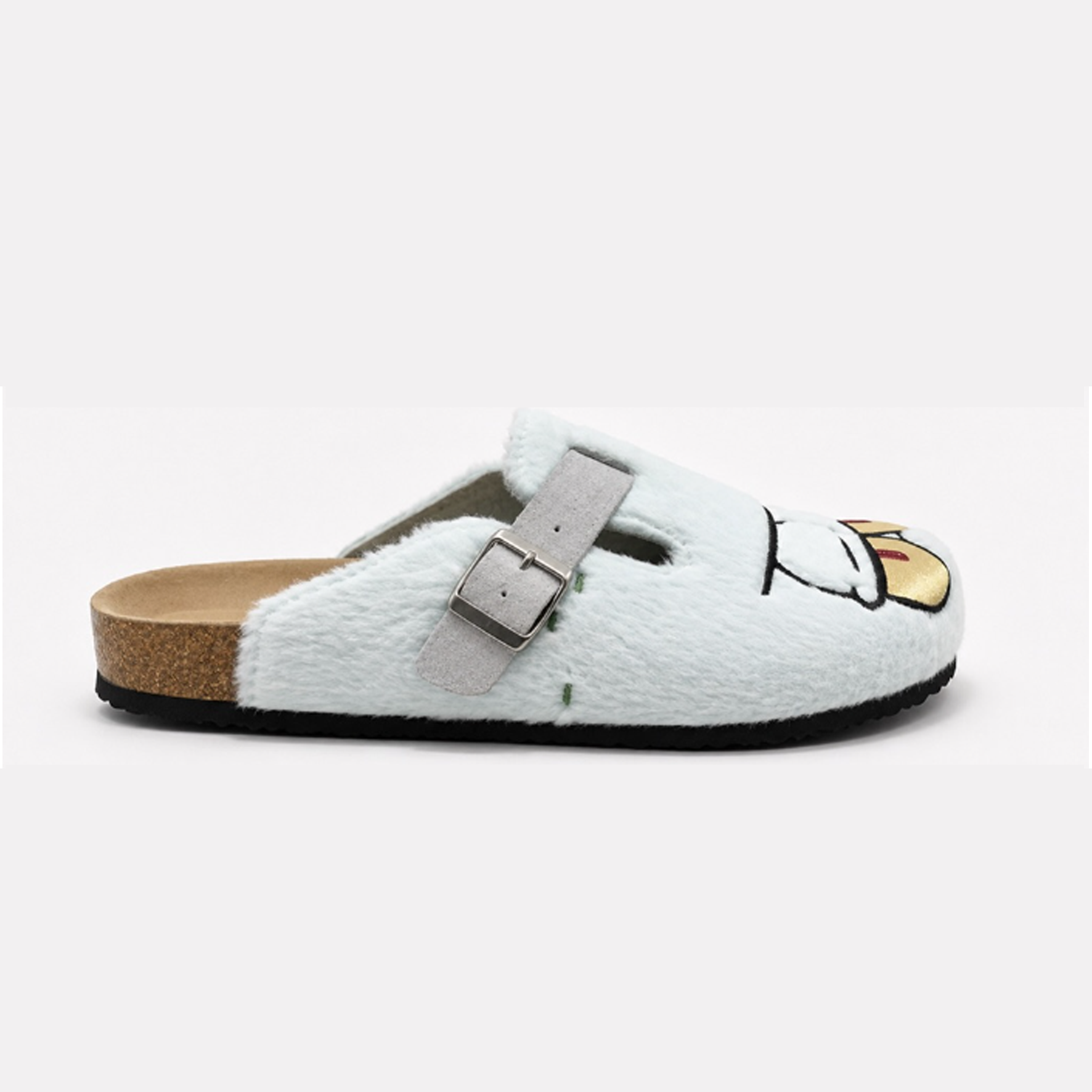 White Strap Slides