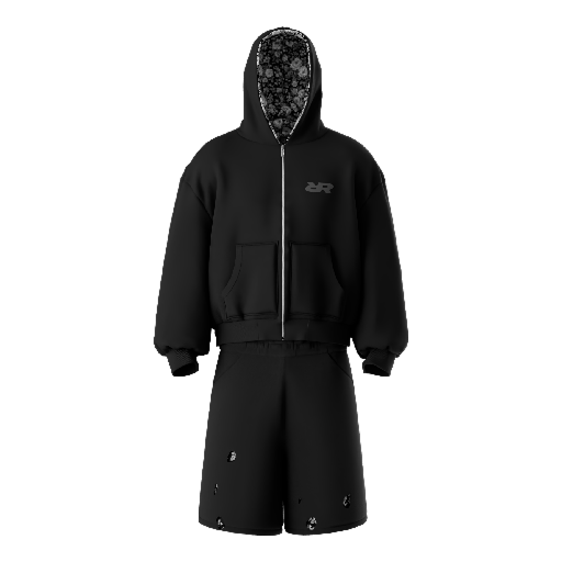 "RVR" Summer Tracksuit Black