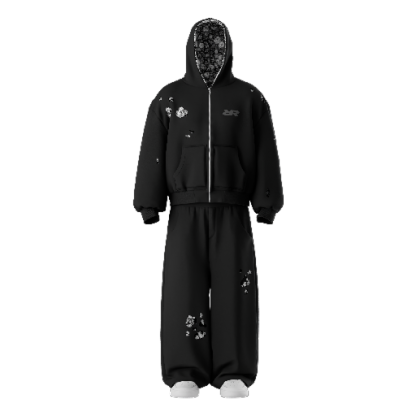 "RVR" Tracksuit Black