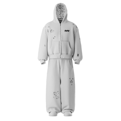 "RVR" Tracksuit white