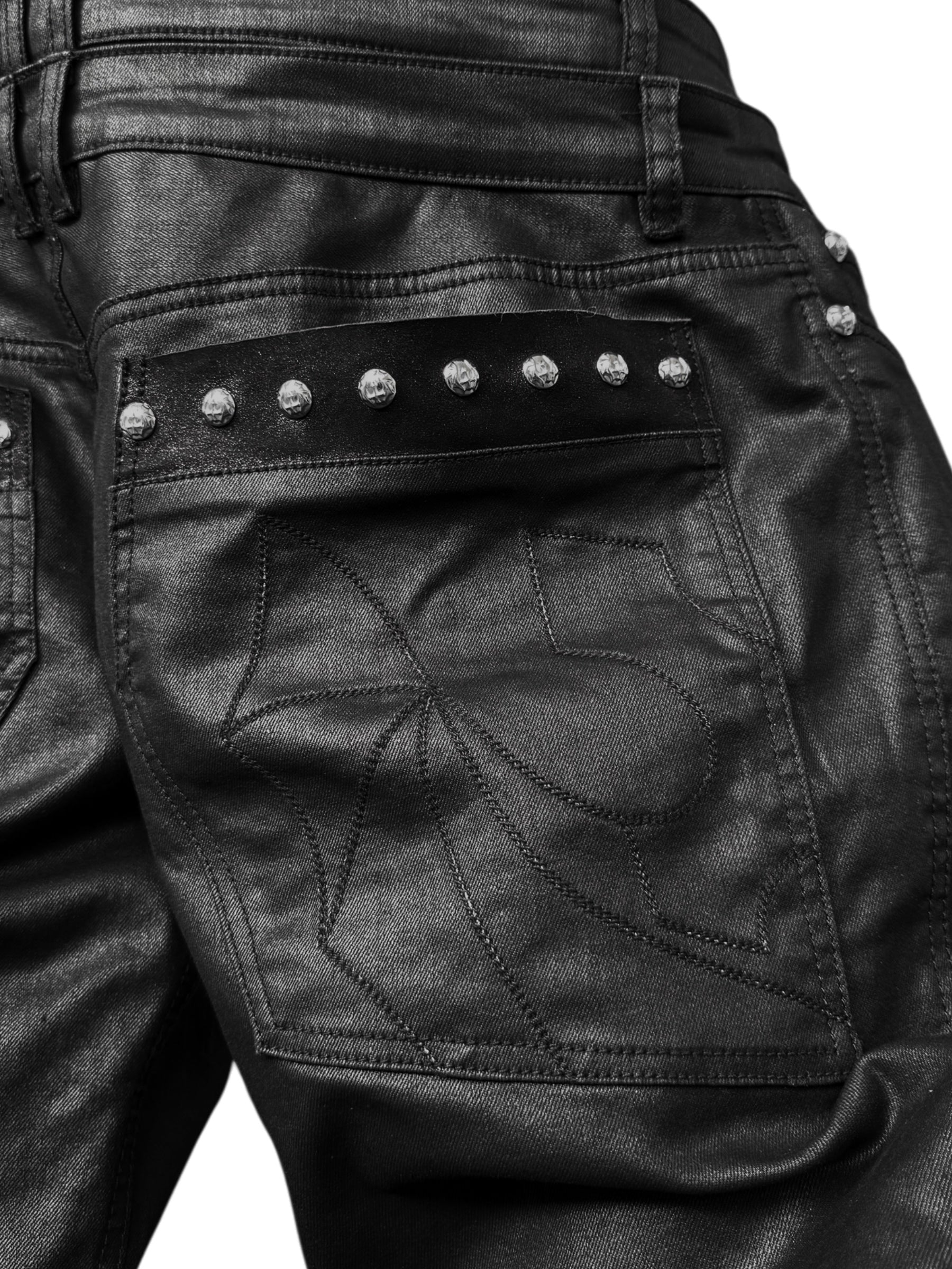 8 Backs J-Cut Pants (Black) (Available)