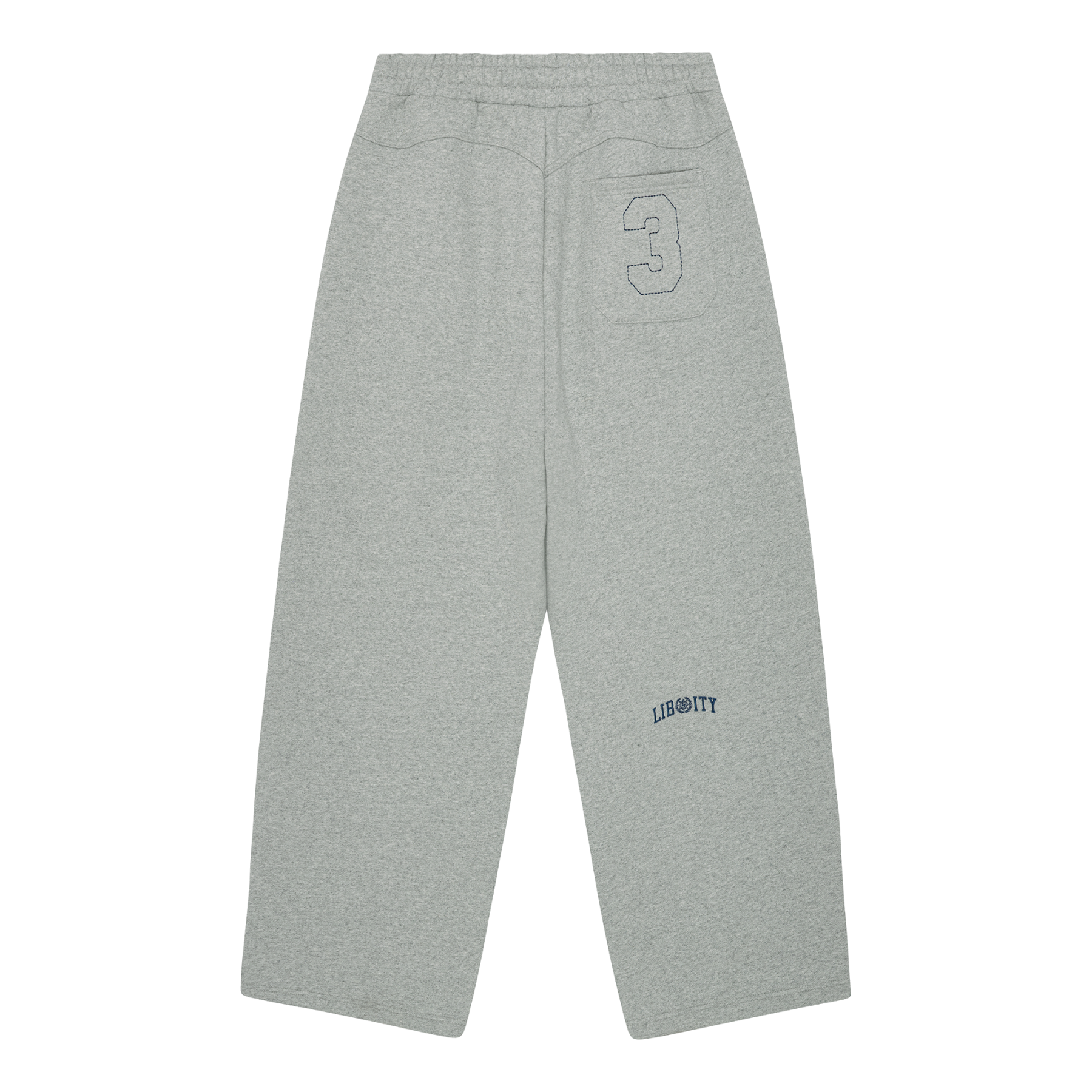 LIBITY UNCUFFED JOGGER (GREY)