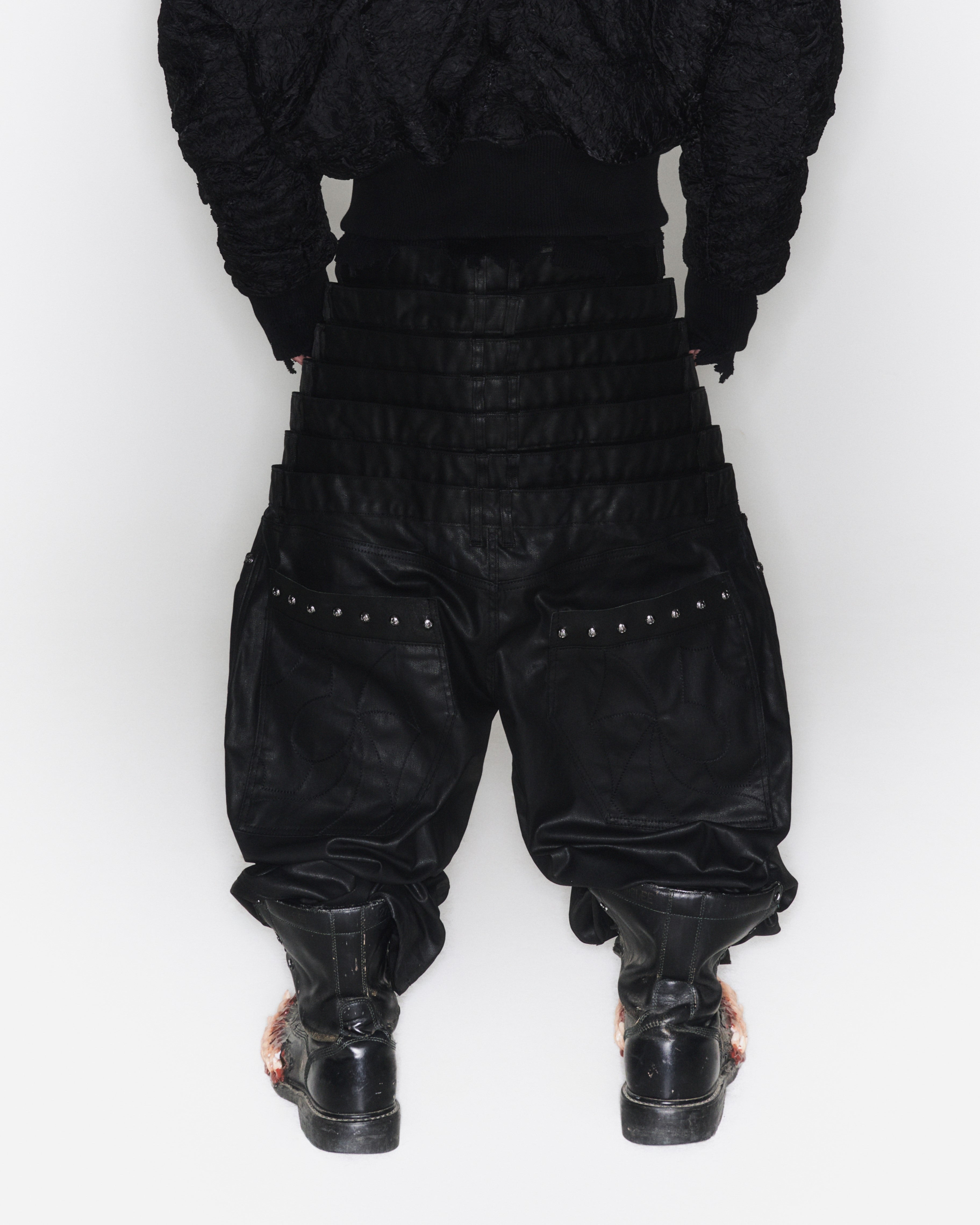 8 Backs J-Cut Pants (Black) (Available)