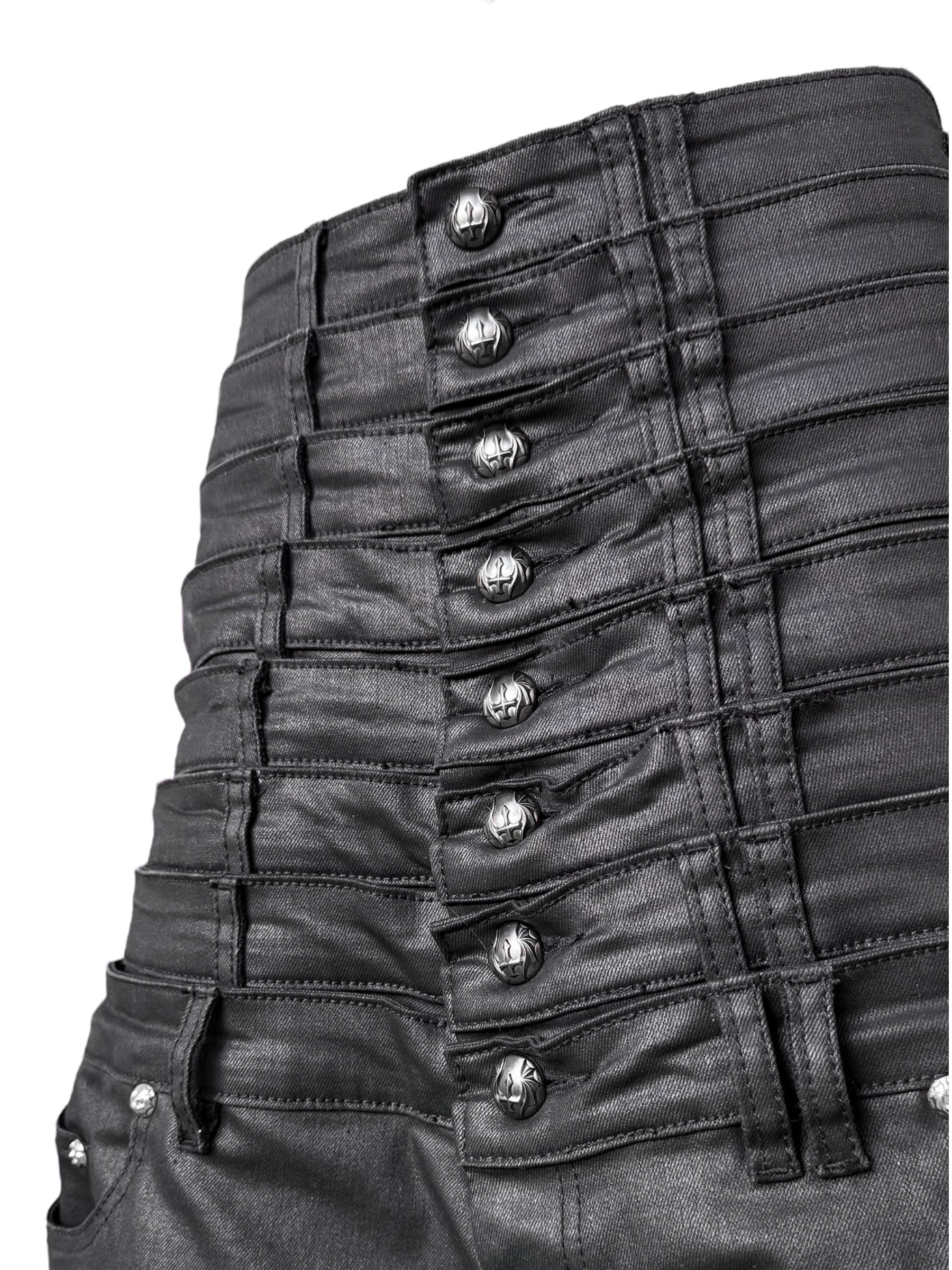 8 Backs J-Cut Pants (Black) (Available)