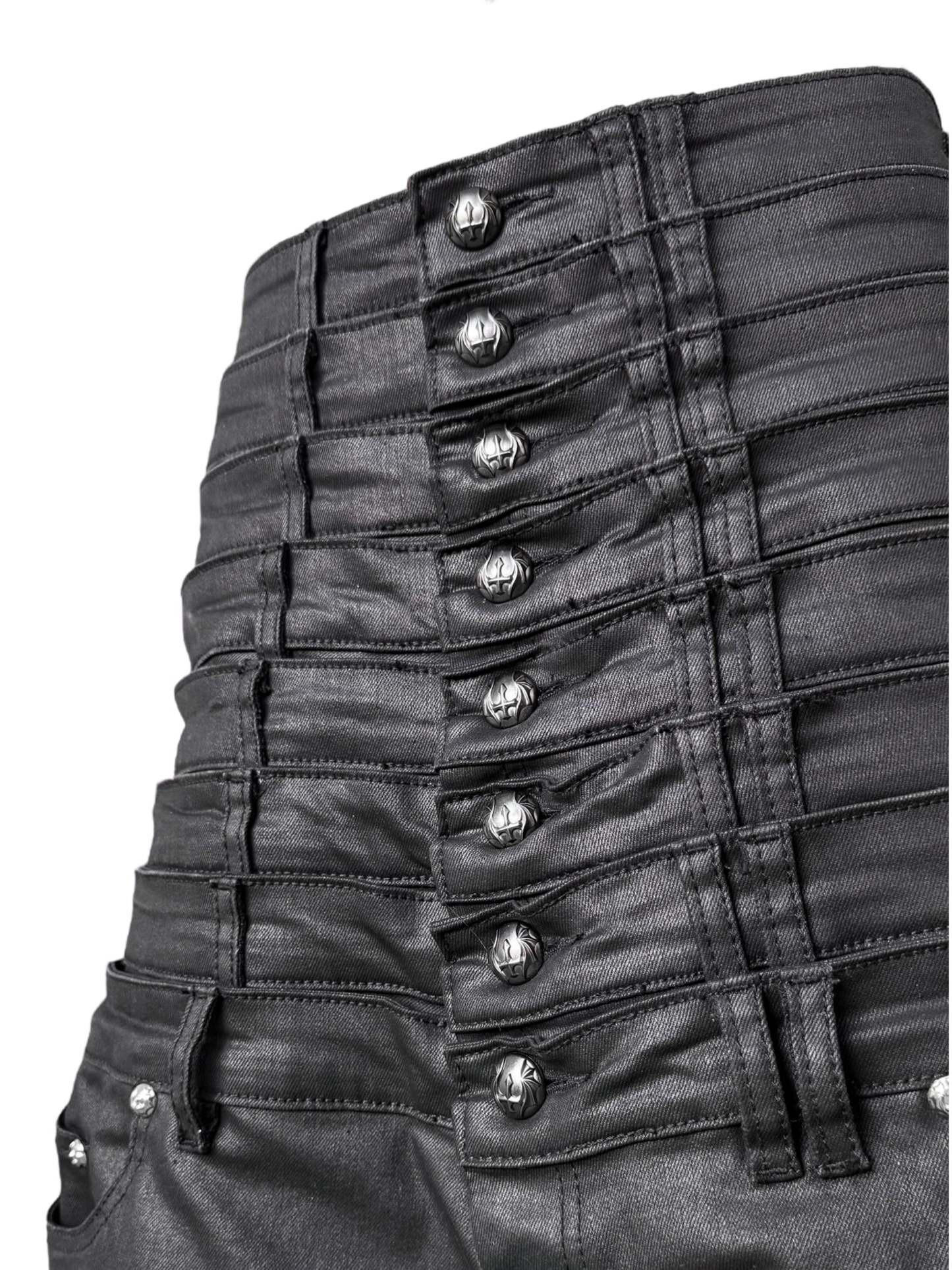 8 Backs J-Cut Pants (Black) (Available)