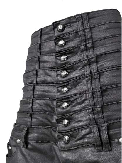 8 Backs J-Cut Pants (Black) (Available)