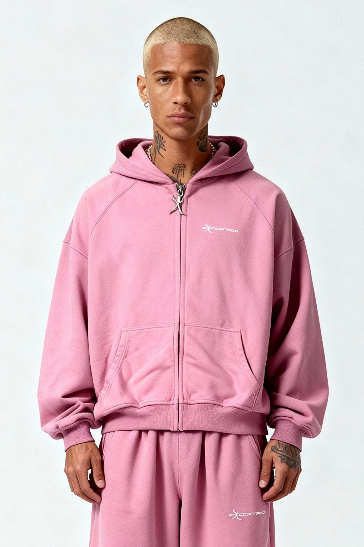 ZIP HOODIE SAKURA PINK