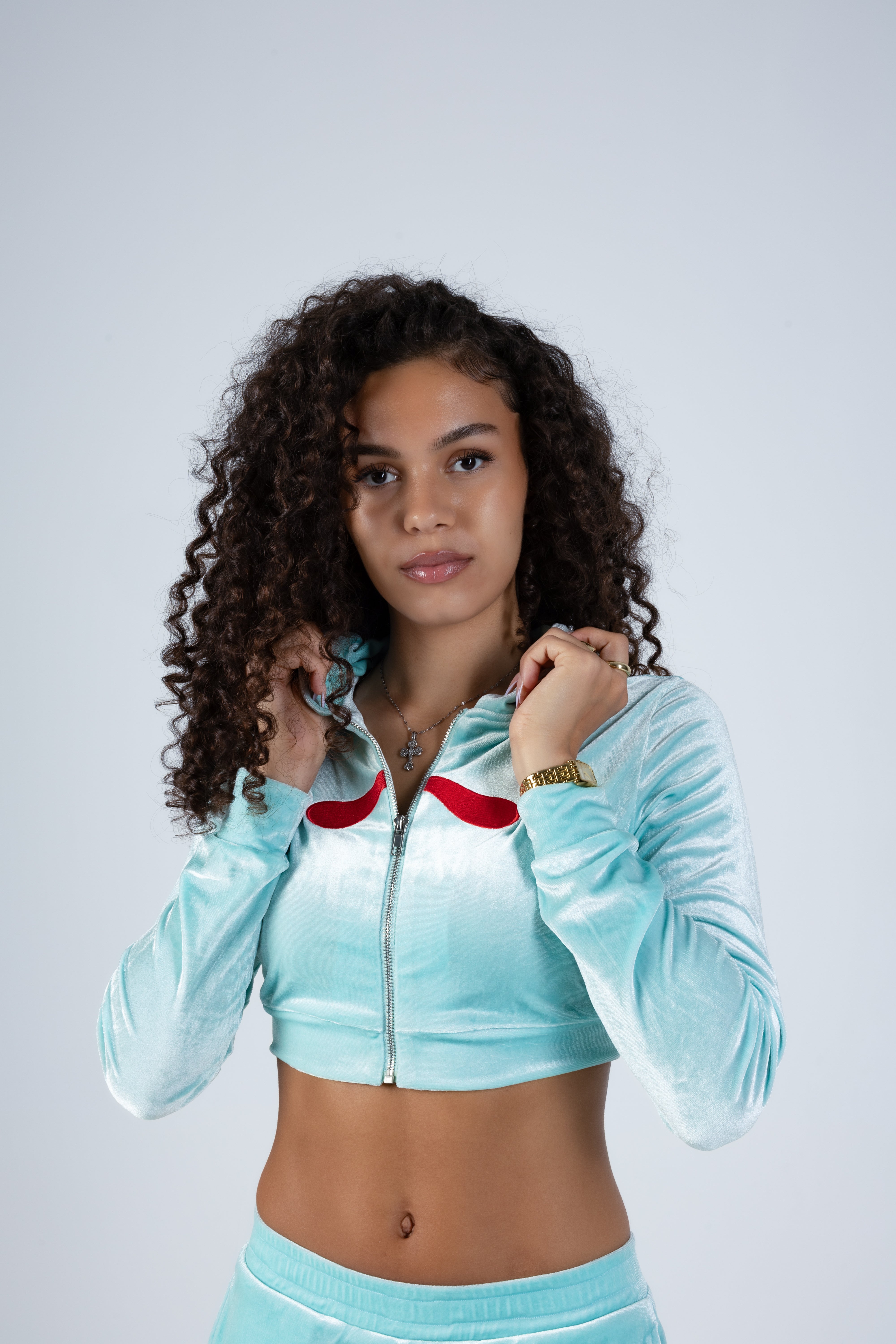 Tres Velour Sweatsuit (Bundle Set)