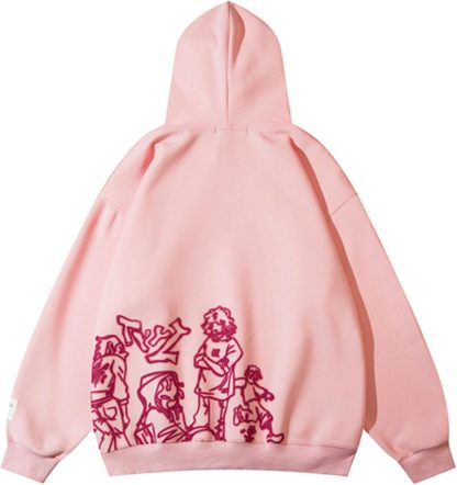 Pink Spider Full Zip Hoodie 