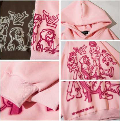 Pink Spider Full Zip Hoodie 
