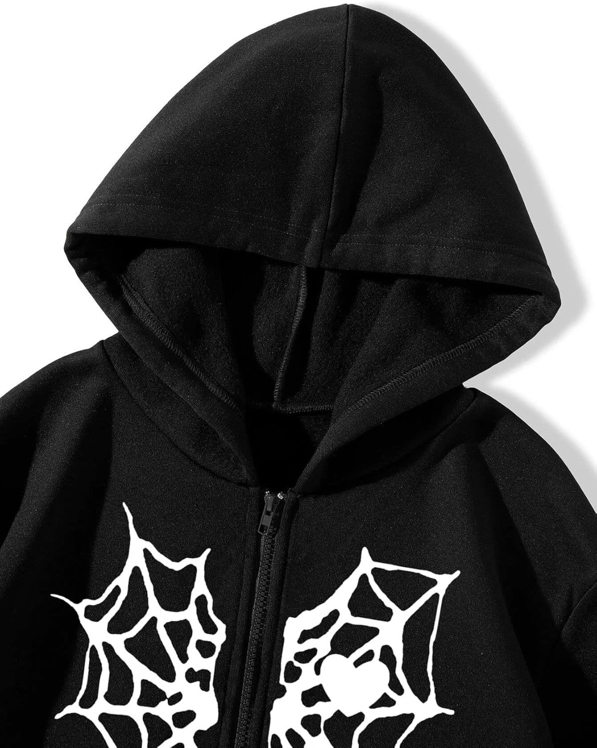 Y2K Zip Up Hoodie for  Spider  Streetwear