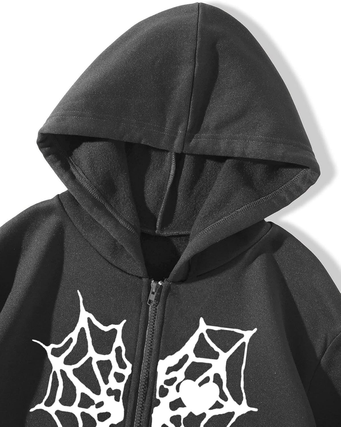 Y2K Zip Up Hoodie for  Spider  Streetwear